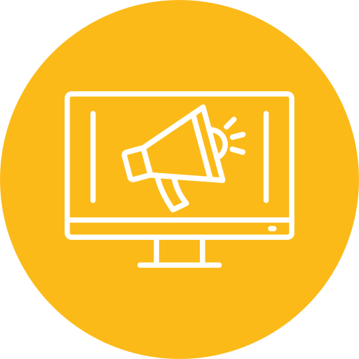 Online marketing icon